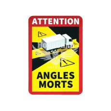 Наклейка Слепая зона ANGLES MORTS 17х25