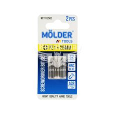 Насадка для отвертки PZ1 25мм. (Molder Tools) 2шт. S2 (бита)