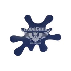 Наклейка Клякса (темно синя) 8,5х7