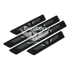 Наклейки на пороги карбон BMW кт. 4шт. 55х7 передні, 35х7 задні
