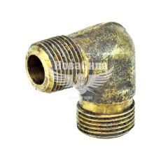 Перехідник трубок латунний (уголок) 17х10