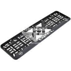 Рамка номерного знака (Bi-Plast) объемные буквы (Opel)