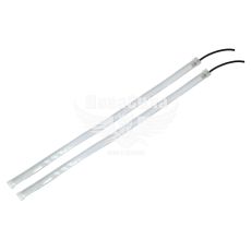 Світлодіодна LED стрічка для фар автомобіля гнучка 45см. (КНР) LED 12В білий+жовтий