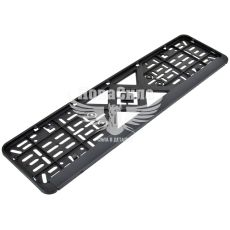 Рамка номерного знаку (Bi-Plast) (чорна)