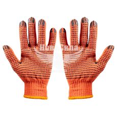 Перчатки рабочие (Украина) оранжевые