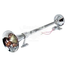 Сигнал воздушный 24V 1 тр. хром (Elegant) 640мм. круг.