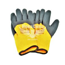 Перчатки рабочие (Украина) прорезиненые оранжевые толстые