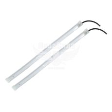 Світлодіодна LED стрічка для фар автомобіля гнучка 30см. (КНР) LED 12В білий+жовтий