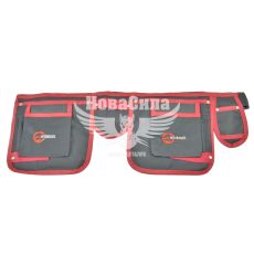 Сумка поясна слюсарно-будівельна (Intertool) (11 кишень)