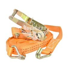 Трос-ремінь стяжний 1,5т.5м. (Belauto) (трос+мех.)