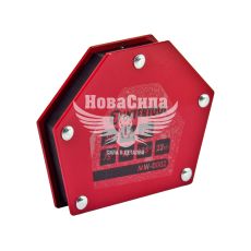 Держатель магнитный для сварки 22кг (трапеция) (Intertool) (115x90x17мм.)