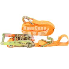 Трос-ремінь стяжний 1т.4м. (Belauto) (трос+мех.)