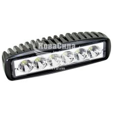 Фара светодиодная LED 18W 6000К (Brevia) (160х45х55мм.) SPOT