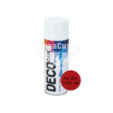 Фарба-спрей (Deco Blik) Червона-транспортна 400мл. (RAL 3020)