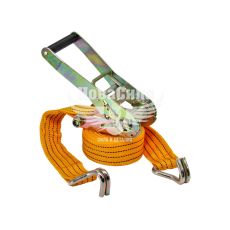 Трос-ремінь стяжний 6м. 6т. (Vortex) (трос+мех.)