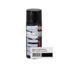 Фарба-спрей (МІТКА) Чорна глянцева 400мл (RAL 9005)