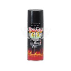 Фарба-спрей високотемпературна (Deco Blik) Чорна 450мл. (600*С)