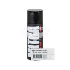 Фарба-спрей (МІТКА) Супер Хром срібло 400мл.