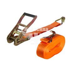 Трос-ремінь стяжний 5т.10м (Vortex) (трос+мех.)