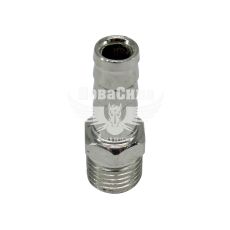 Швидкороздільне зєднання (перехідник) з зовн. різьб. 1/4 на шланг 10мм. (Intertool)