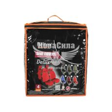 Чохли на сидіння (майки) (Beltex) Унів. перед.+зад. чорні Delux (к-т.-4шт.)