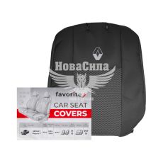 Чохли на сидіння (Favorite) Renault Megane II з03-08р.в. седан зад. спинка 1/3, 5 підголов.