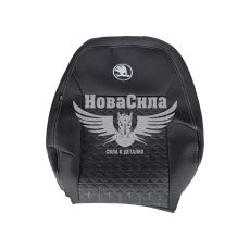 Чохли на сидіння (Favorite) Skoda Fabia з15р.в. спин. діл. чорні