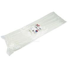 Хомут пластиковый белый 7,6х400 (CarLife) (уп. 100шт.)