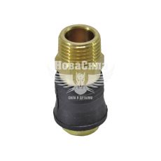 Быстрораздельное соединение с наружной резьбой 1/2мм. (AirKraft) (Profi)