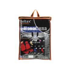 Чохли на сидіння (майки) (Beltex) Унів. перед. чорні Cotton (к-т.-2шт.)