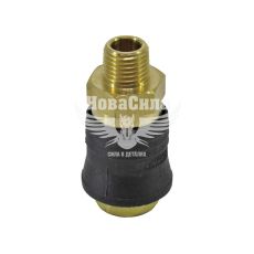 Быстрораздельное соединение с наружной резьбой 1/4мм. (AirKraft) (Profi)