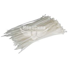 Хомут пластиковий білий 2,5х200 (CarLife) (уп. 100шт.)