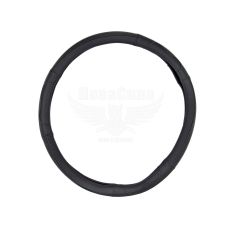 Чохол руля XXXL шкіра чорний 47-49см. (CarLife)