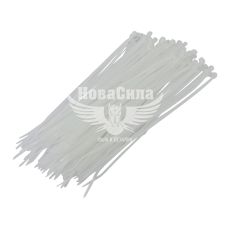 Хомут пластиковий білий 2,5х200 (Belauto) (уп. 100шт.)