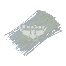 Хомут пластиковий білий 2,5х150 (Zollex) (уп. 100шт.)