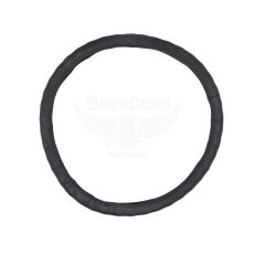 Чохол руля XXXL шкіра чорний 47-49см. (CarLife)