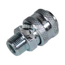 Быстрораздельное соединение с наружной резьбой 3/8мм. (Vorel)