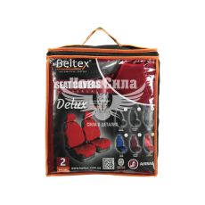 Чохли на сидіння (майки) (Beltex) Унів. перед. червоні Delux (к-т.-2шт.)