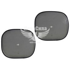 Шторка сонцезахисна бокова (CarLife) 44х38см. чорн.