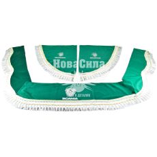 Шторка лобового і бокових вікон Scania зелена (Україна) (ламбрекен)