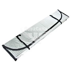 Шторка сонцезахисна лобова (Zollex) 130x60см. срібн.