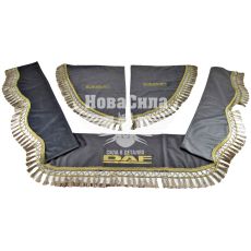 Шторка лобового і бокових вікон DAF сіра (Україна) (ламбрекен)