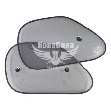 Шторка сонцезахисна бокова перед. (CarLife) 65х38см. чорн.