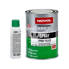 Шпатлевка (Novol) распылительная SPRAY 1,2 кг.