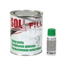 Шпаклівка (SOLL) розпилююча Fill 1кг. (сіра)
