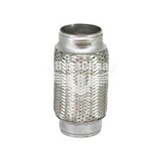 Гофра глушителя 55х150мм. 2-х слойная (EuroEx) (длинный фланец)