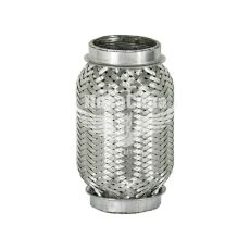 Гофра глушника 45х120мм. 2-х шарова (EuroEx) (короткий фланець)