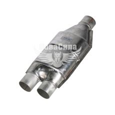 Глушник замінник каталізатора (стронгер) 60х55х410 (AWG) (подвійний)