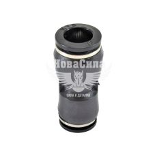 З'єднувач аварійний трубки ПВХ редукція пластик 10x12мм. (Rider)