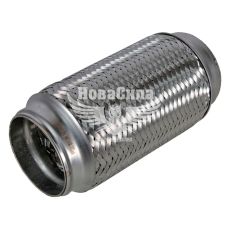 Гофра глушника 55х230мм. 3-х шарова (Walline) (довгий фланець)